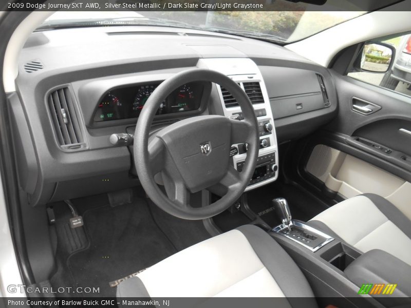 Silver Steel Metallic / Dark Slate Gray/Light Graystone 2009 Dodge Journey SXT AWD