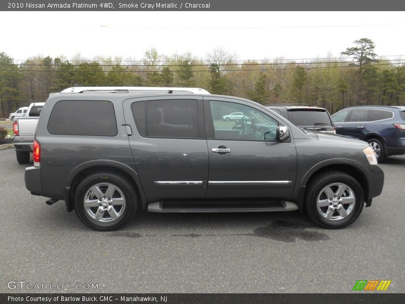 Smoke Gray Metallic / Charcoal 2010 Nissan Armada Platinum 4WD