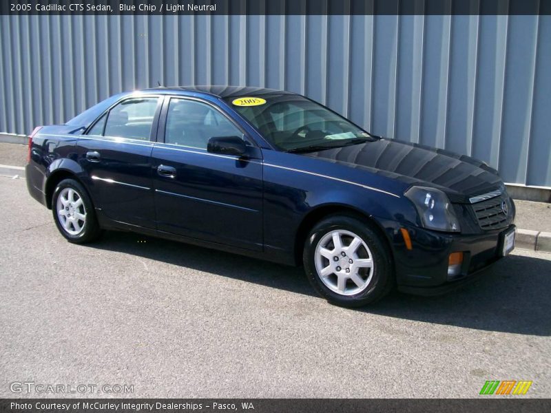 Blue Chip / Light Neutral 2005 Cadillac CTS Sedan
