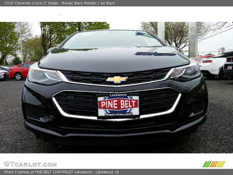 Mosaic Black Metallic / Jet Black 2016 Chevrolet Cruze LT Sedan
