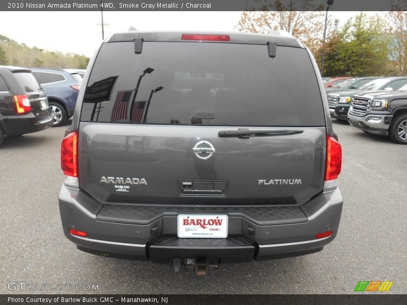 Smoke Gray Metallic / Charcoal 2010 Nissan Armada Platinum 4WD