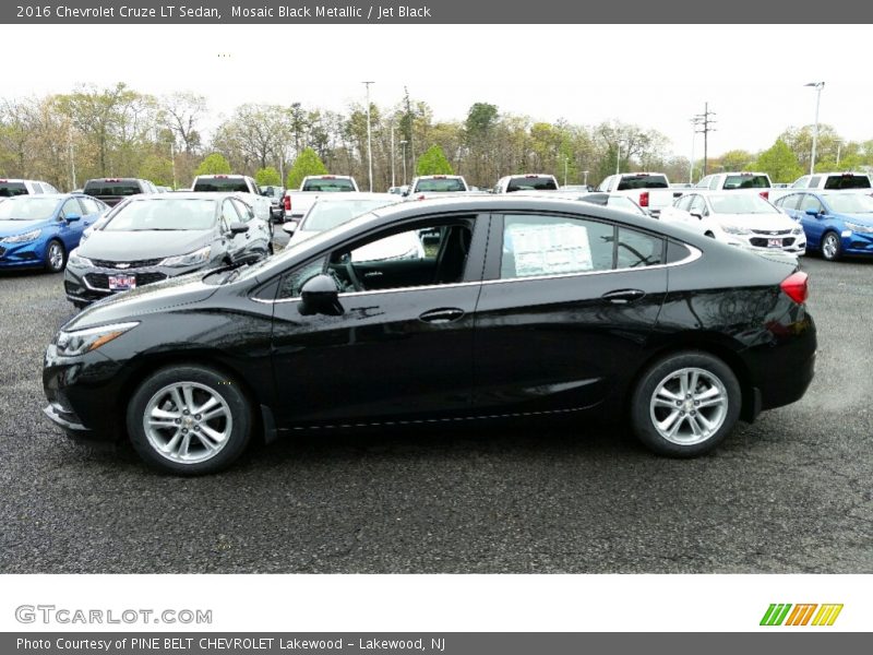Mosaic Black Metallic / Jet Black 2016 Chevrolet Cruze LT Sedan