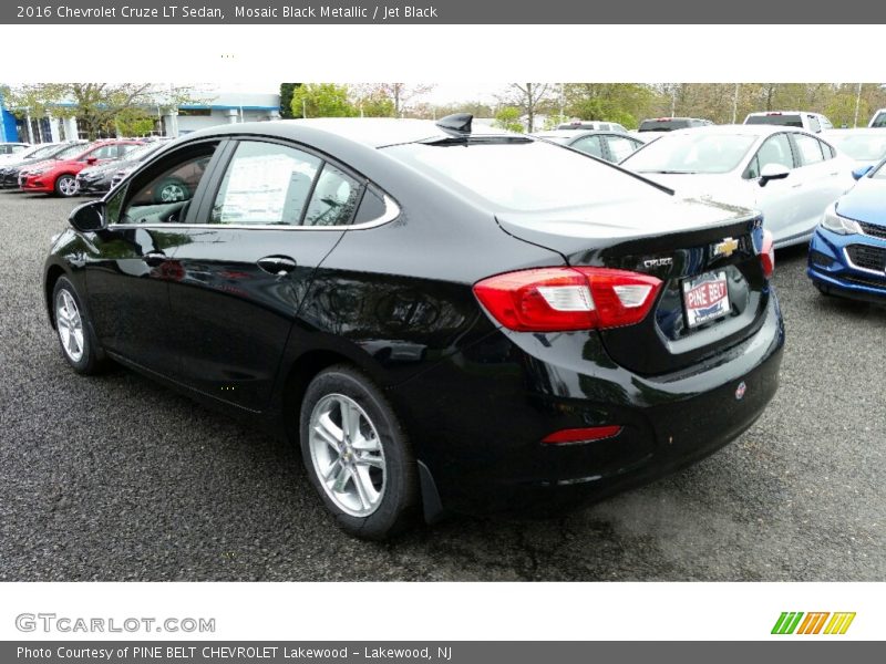 Mosaic Black Metallic / Jet Black 2016 Chevrolet Cruze LT Sedan