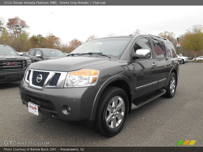 Smoke Gray Metallic / Charcoal 2010 Nissan Armada Platinum 4WD