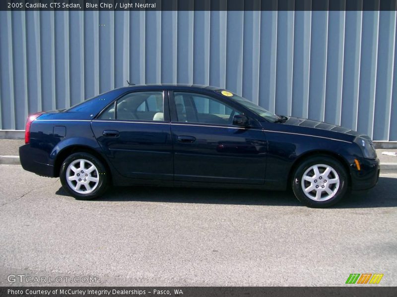 Blue Chip / Light Neutral 2005 Cadillac CTS Sedan