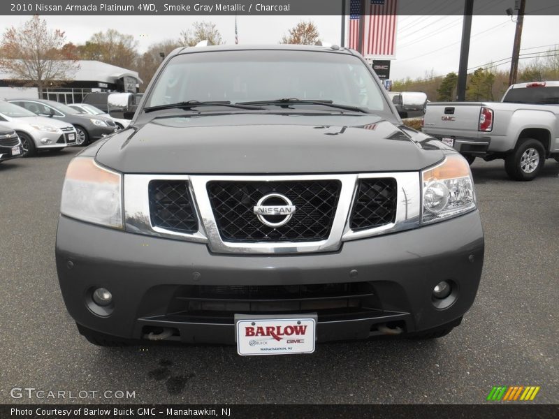 Smoke Gray Metallic / Charcoal 2010 Nissan Armada Platinum 4WD