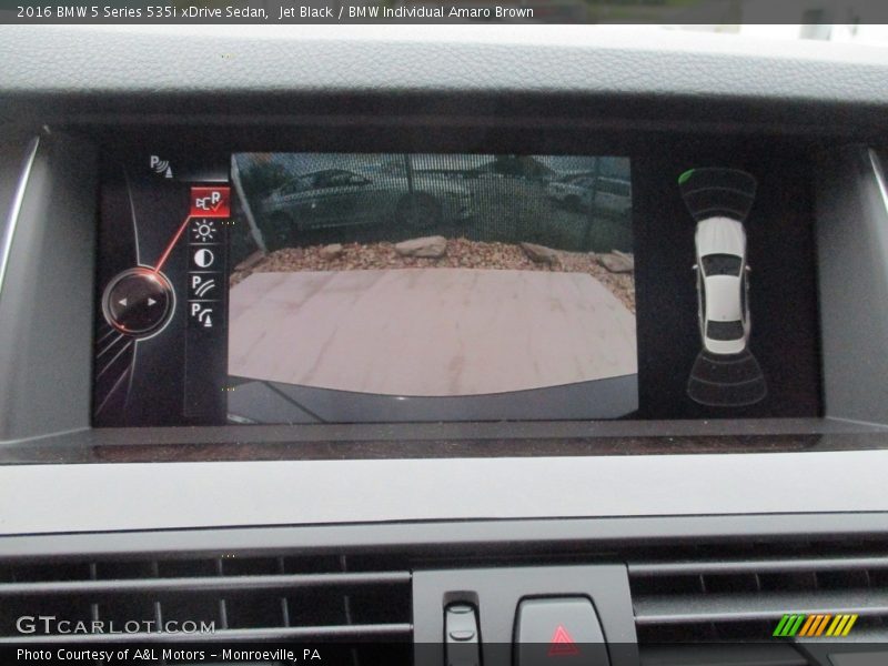 Jet Black / BMW Individual Amaro Brown 2016 BMW 5 Series 535i xDrive Sedan