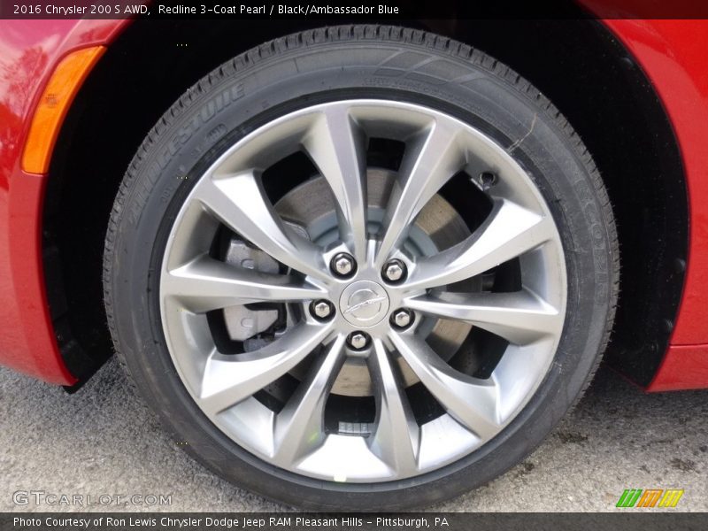 Redline 3-Coat Pearl / Black/Ambassador Blue 2016 Chrysler 200 S AWD