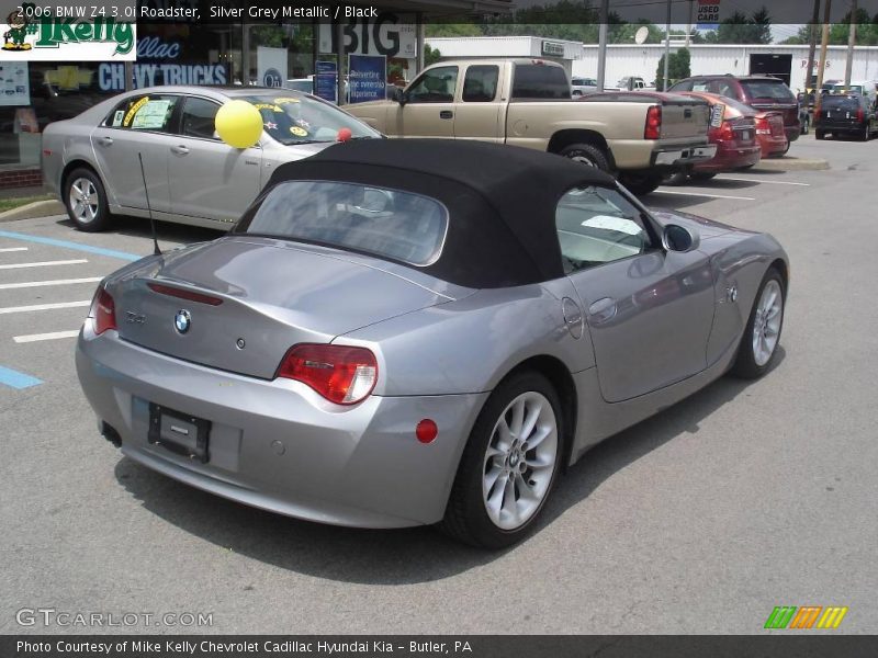 Silver Grey Metallic / Black 2006 BMW Z4 3.0i Roadster