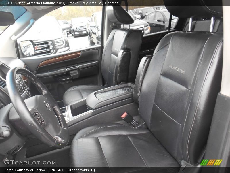 Smoke Gray Metallic / Charcoal 2010 Nissan Armada Platinum 4WD