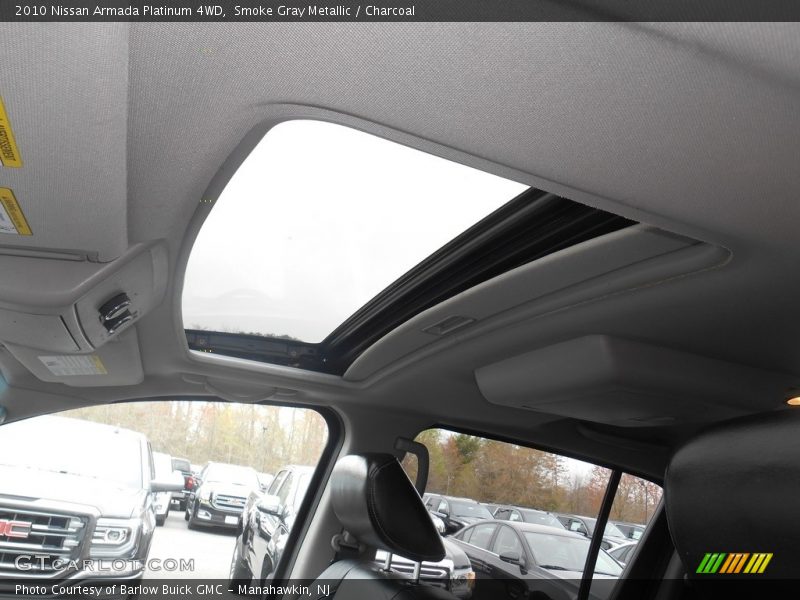 Smoke Gray Metallic / Charcoal 2010 Nissan Armada Platinum 4WD