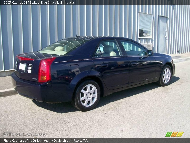 Blue Chip / Light Neutral 2005 Cadillac CTS Sedan