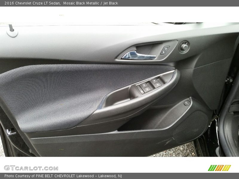 Mosaic Black Metallic / Jet Black 2016 Chevrolet Cruze LT Sedan