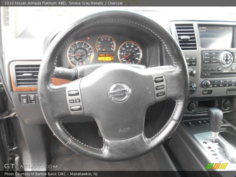 Smoke Gray Metallic / Charcoal 2010 Nissan Armada Platinum 4WD