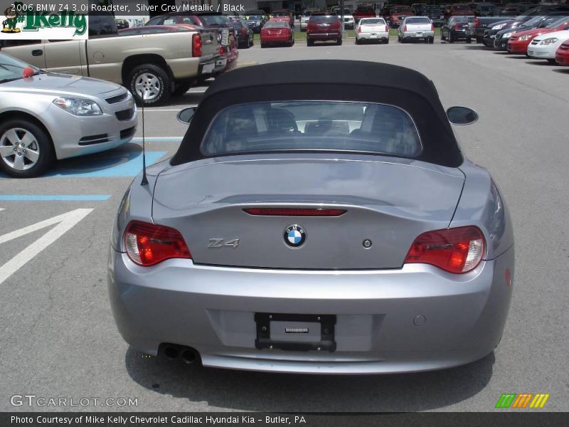 Silver Grey Metallic / Black 2006 BMW Z4 3.0i Roadster