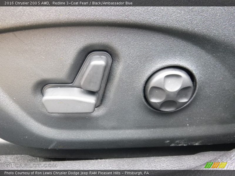 Redline 3-Coat Pearl / Black/Ambassador Blue 2016 Chrysler 200 S AWD