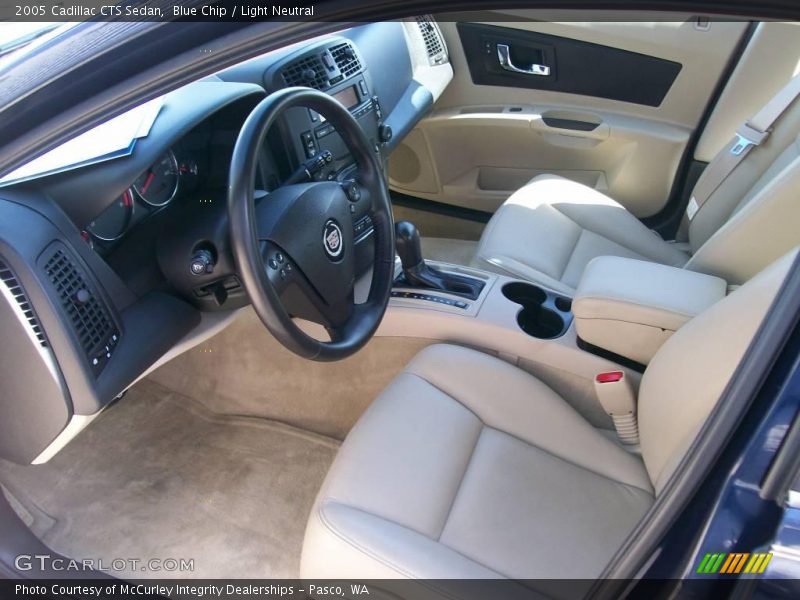 Blue Chip / Light Neutral 2005 Cadillac CTS Sedan
