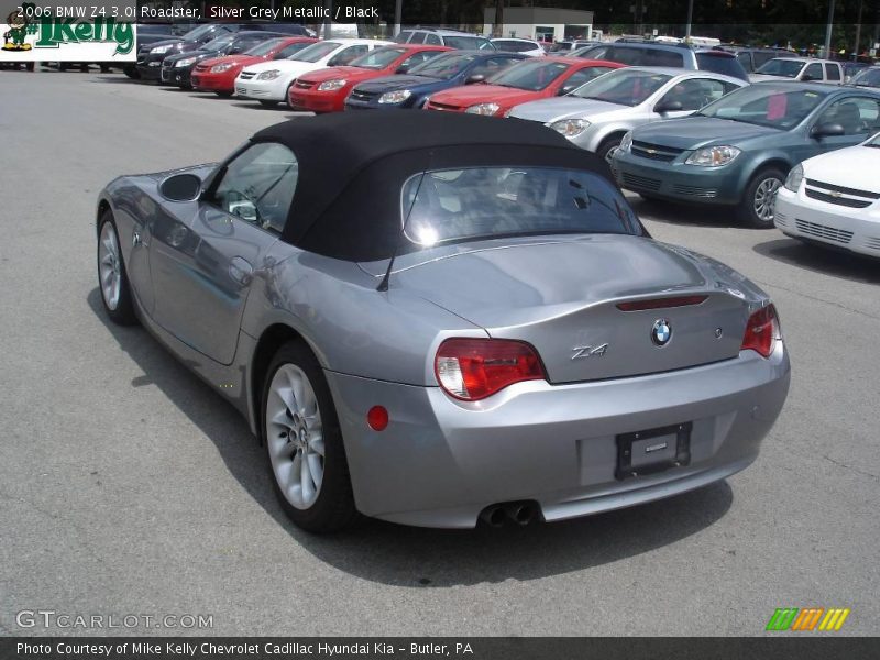 Silver Grey Metallic / Black 2006 BMW Z4 3.0i Roadster