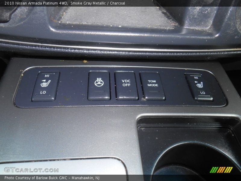 Smoke Gray Metallic / Charcoal 2010 Nissan Armada Platinum 4WD