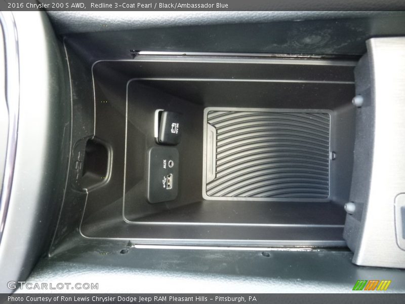Redline 3-Coat Pearl / Black/Ambassador Blue 2016 Chrysler 200 S AWD