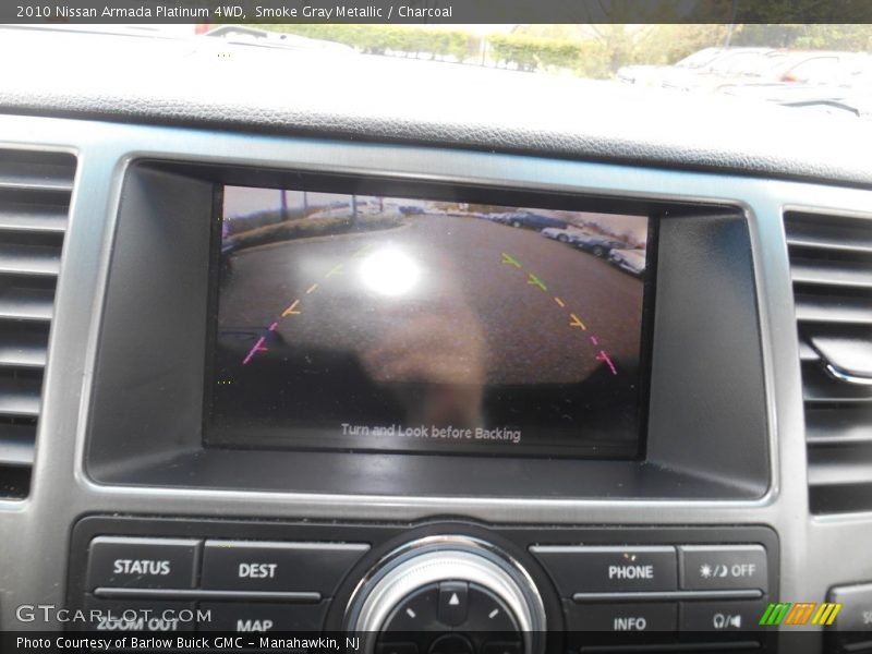 Smoke Gray Metallic / Charcoal 2010 Nissan Armada Platinum 4WD