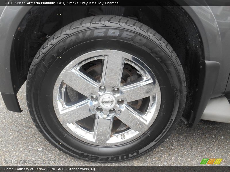 Smoke Gray Metallic / Charcoal 2010 Nissan Armada Platinum 4WD