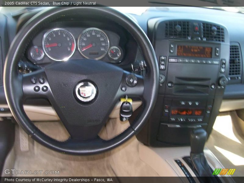 Blue Chip / Light Neutral 2005 Cadillac CTS Sedan