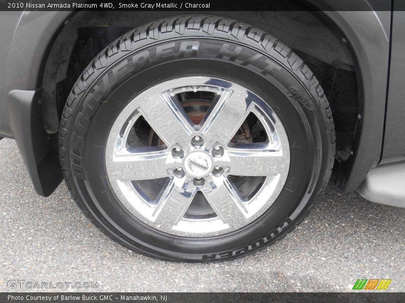 Smoke Gray Metallic / Charcoal 2010 Nissan Armada Platinum 4WD