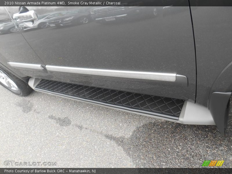 Smoke Gray Metallic / Charcoal 2010 Nissan Armada Platinum 4WD