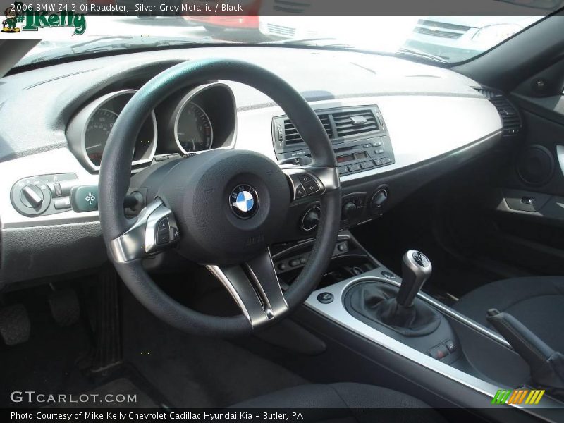 Silver Grey Metallic / Black 2006 BMW Z4 3.0i Roadster