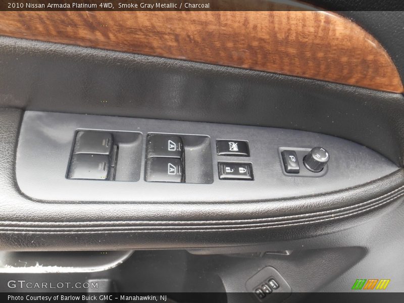 Smoke Gray Metallic / Charcoal 2010 Nissan Armada Platinum 4WD