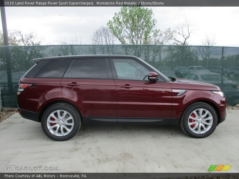 Montalcino Red Metallic / Ebony/Ebony 2016 Land Rover Range Rover Sport Supercharged