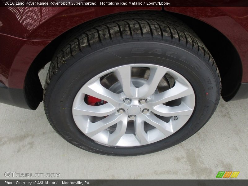 Montalcino Red Metallic / Ebony/Ebony 2016 Land Rover Range Rover Sport Supercharged