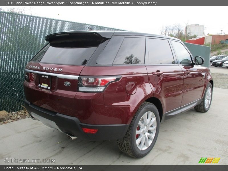 Montalcino Red Metallic / Ebony/Ebony 2016 Land Rover Range Rover Sport Supercharged