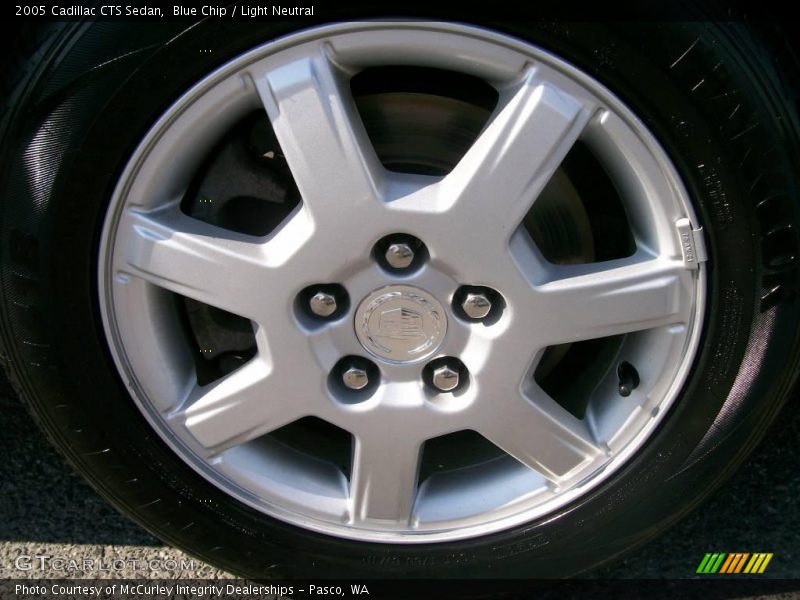 Blue Chip / Light Neutral 2005 Cadillac CTS Sedan