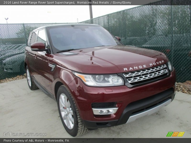 Montalcino Red Metallic / Ebony/Ebony 2016 Land Rover Range Rover Sport Supercharged