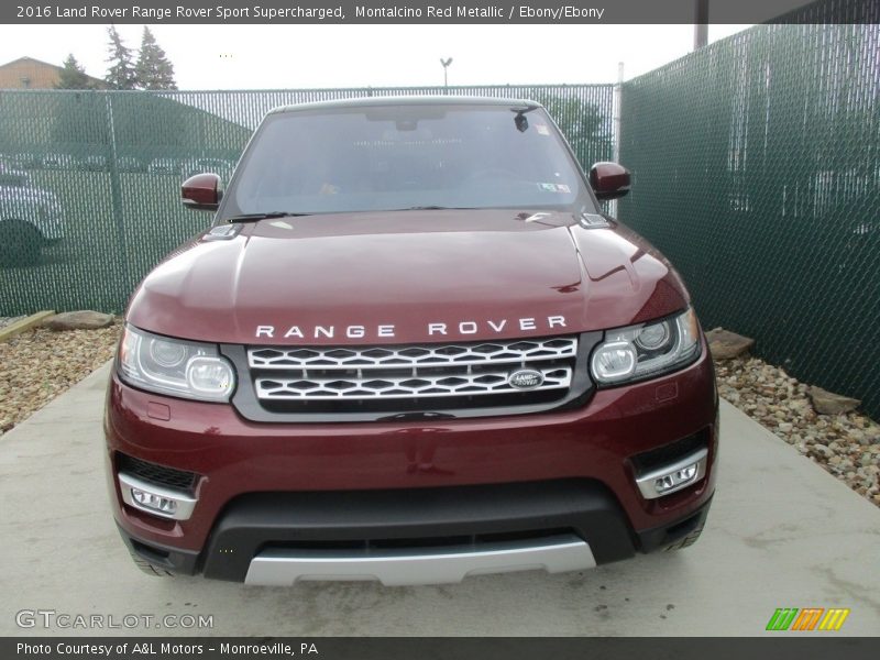 Montalcino Red Metallic / Ebony/Ebony 2016 Land Rover Range Rover Sport Supercharged