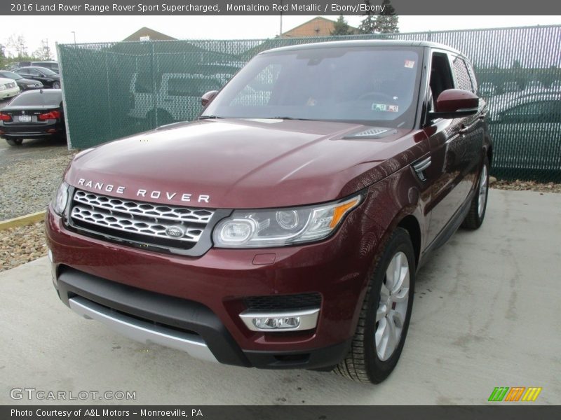 Montalcino Red Metallic / Ebony/Ebony 2016 Land Rover Range Rover Sport Supercharged
