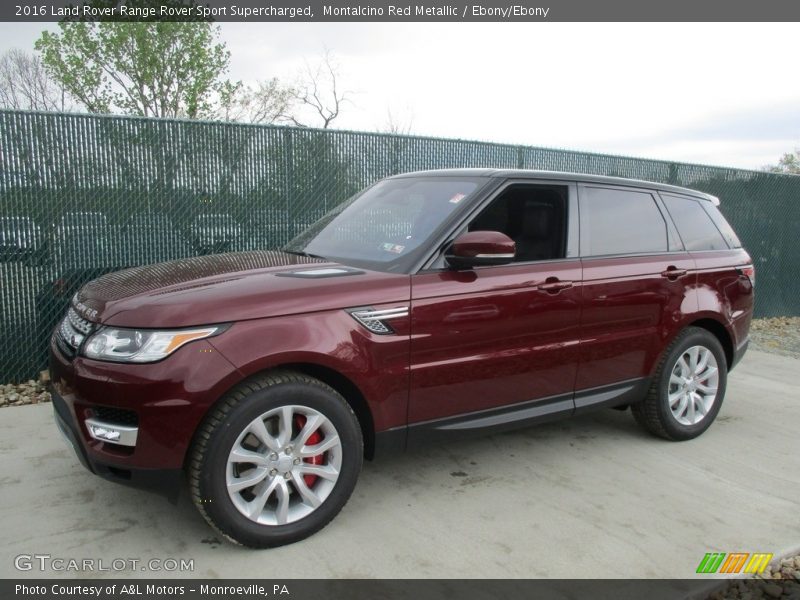 Montalcino Red Metallic / Ebony/Ebony 2016 Land Rover Range Rover Sport Supercharged