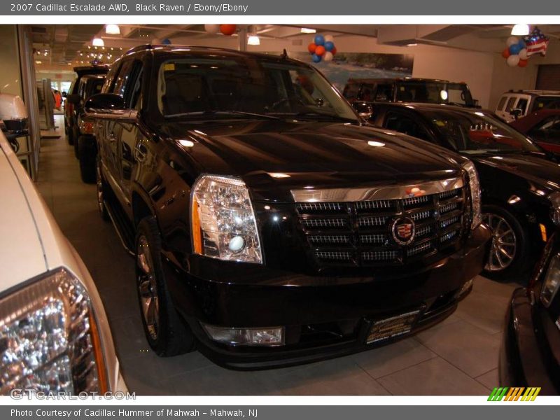 Black Raven / Ebony/Ebony 2007 Cadillac Escalade AWD