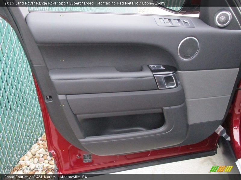 Montalcino Red Metallic / Ebony/Ebony 2016 Land Rover Range Rover Sport Supercharged