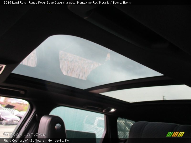 Montalcino Red Metallic / Ebony/Ebony 2016 Land Rover Range Rover Sport Supercharged
