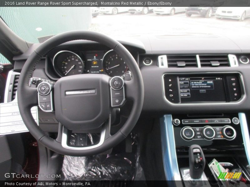 Montalcino Red Metallic / Ebony/Ebony 2016 Land Rover Range Rover Sport Supercharged