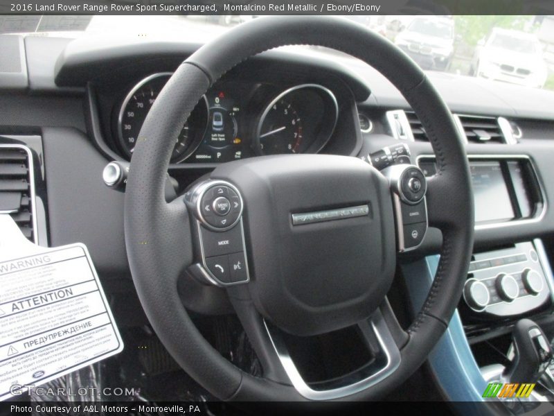 Montalcino Red Metallic / Ebony/Ebony 2016 Land Rover Range Rover Sport Supercharged