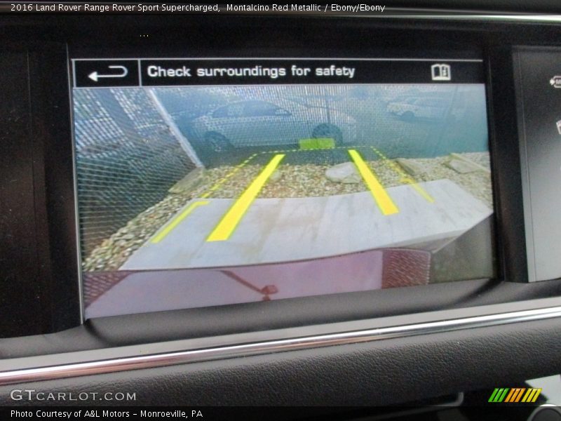 Montalcino Red Metallic / Ebony/Ebony 2016 Land Rover Range Rover Sport Supercharged