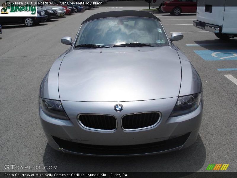 Silver Grey Metallic / Black 2006 BMW Z4 3.0i Roadster