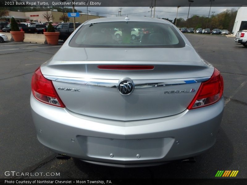 Quicksilver Metallic / Ebony 2013 Buick Regal Turbo