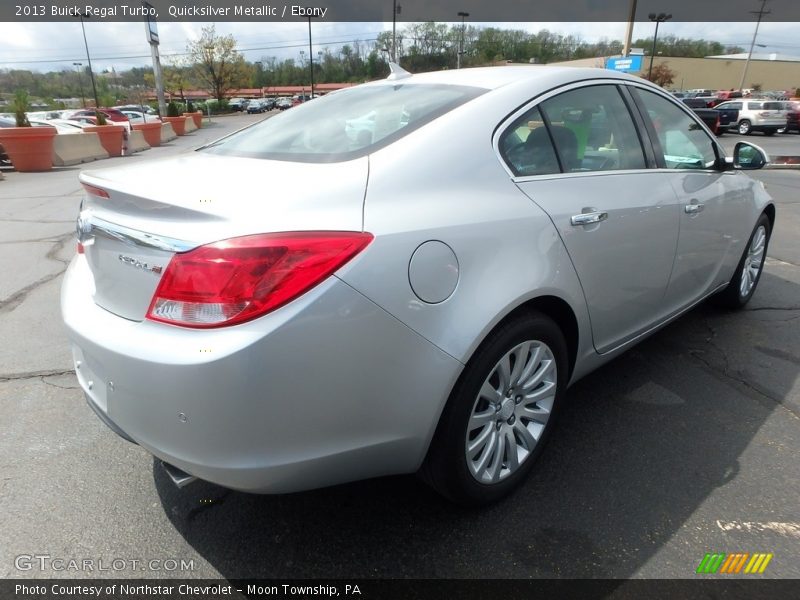 Quicksilver Metallic / Ebony 2013 Buick Regal Turbo