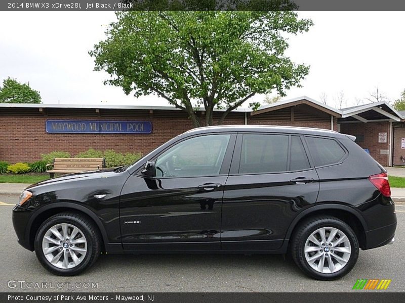 Jet Black / Black 2014 BMW X3 xDrive28i