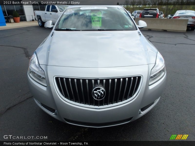 Quicksilver Metallic / Ebony 2013 Buick Regal Turbo